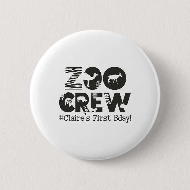 Badge Rond 5 Cm Premier anniversaire de Claire (Devant)