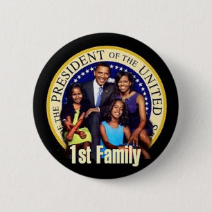 Badge Rond 5 Cm PREMIER bouton de FAMILLE