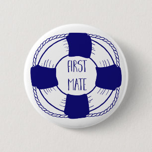 Badge Rond 5 Cm Premier contact avec la préservation de la vie