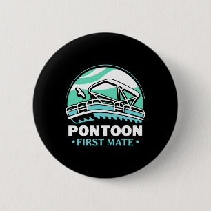 Badge Rond 5 Cm Premier lieutenant d'un ponton Capitaine de l'équi