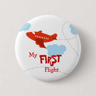 Badge Rond 5 Cm Premier vol