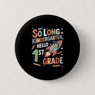 Badge Rond 5 Cm Première journée d'école pour femmes, c'est fini l