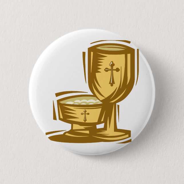 Badge Rond 5 Cm Première sainte communion (Devant)