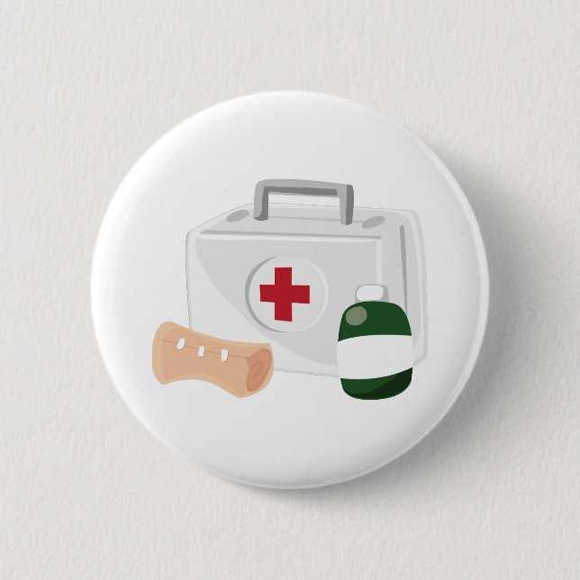 Badge Rond 5 Cm Premiers secours (Devant)