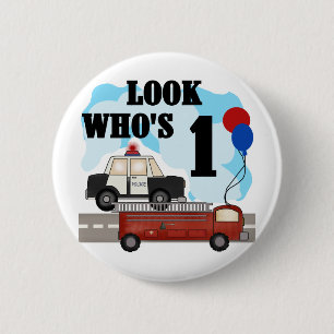 Badge Rond 5 Cm Premiers T-shirts et cadeaux d'anniversaire de