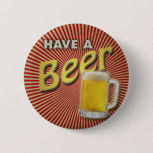 Badge Rond 5 Cm Prenez une bière !