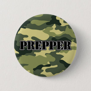 Badge Rond 5 Cm Prepper Camo