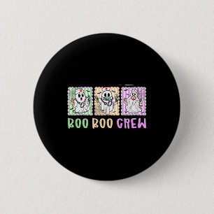 Badge Rond 5 Cm Preppy Boo Crew Nurse Halloween Costume femmes Hom