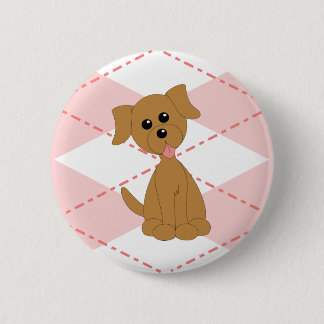 Badge Rond 5 Cm Preppy Puppy