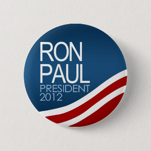 Badge Rond 5 Cm Président 2012 de Ron Paul
