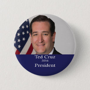 Badge Rond 5 Cm Président 2016 bouton de Ted Cruz