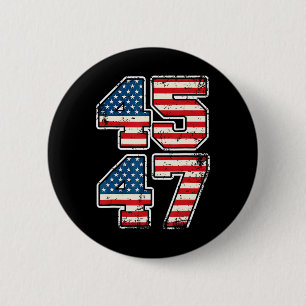Badge Rond 5 Cm Président 45 47 Donald Trump Jour d'investiture 20