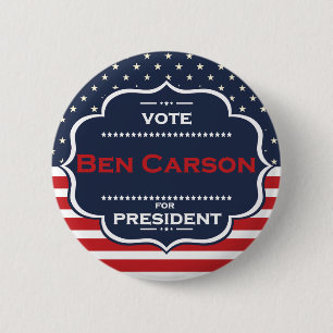 Badge Rond 5 Cm président ben carson