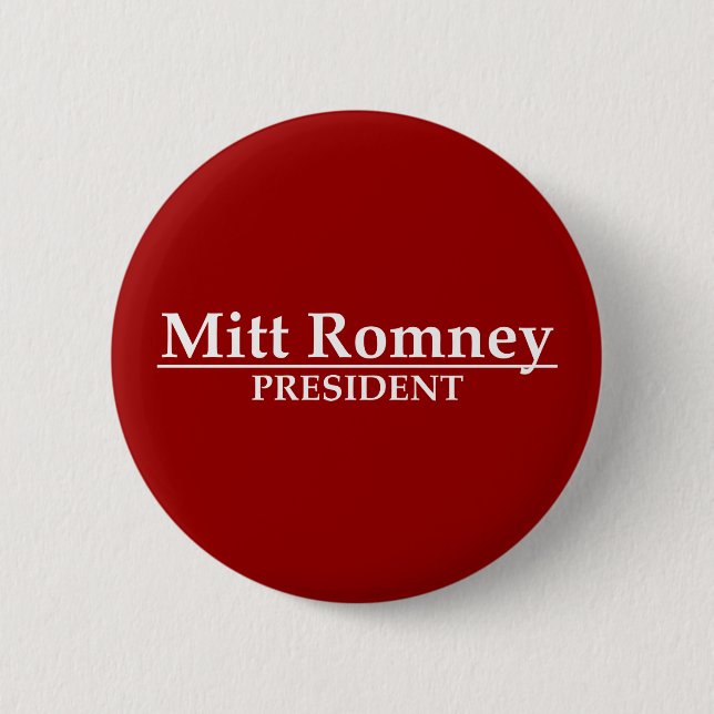 Badge Rond 5 Cm Président de Mitt Romney (Devant)