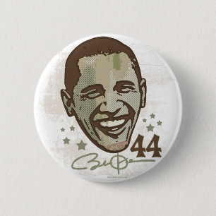 Badge Rond 5 Cm Président élégant 44 bouton d'Obama