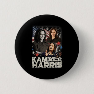 Badge Rond 5 Cm Président Kamala Harris Nous ne reviendrons pas 20
