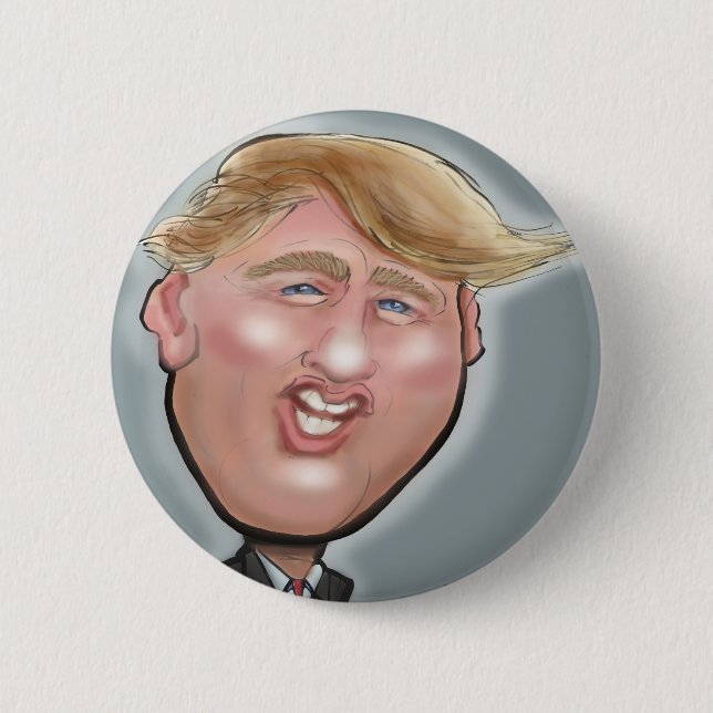 Badge Rond 5 Cm Président Trump (Devant)