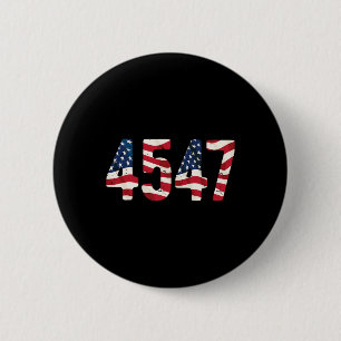 Badge Rond 5 Cm Président Trump 2024 Vintage 45 47 États-Unis en d