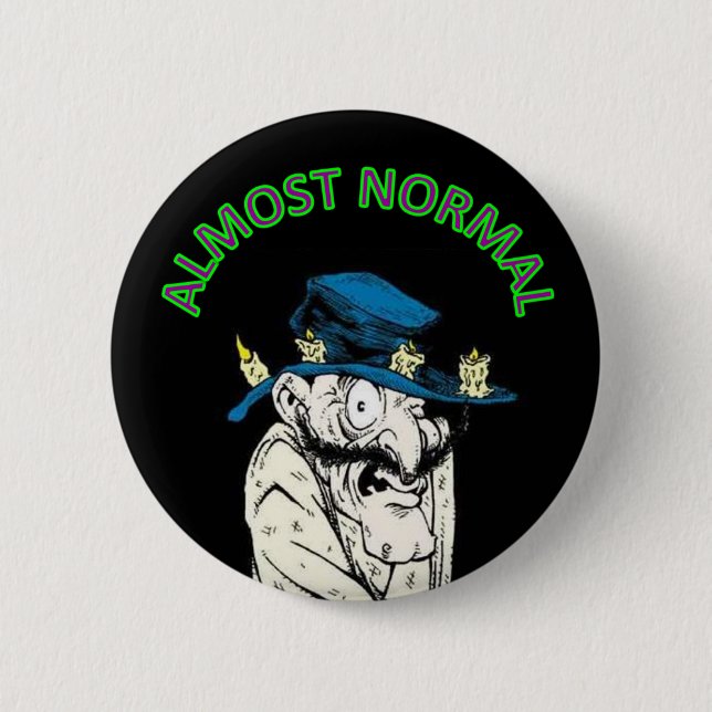 Badge Rond 5 Cm Presque normal (Devant)
