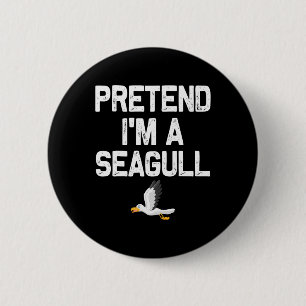 Badge Rond 5 Cm Prétendre que je suis un costumes d'Halloween de g