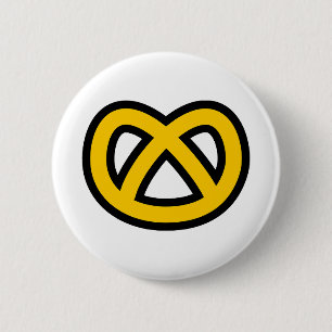 Badge Rond 5 Cm Pretzel