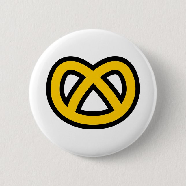 Badge Rond 5 Cm Pretzel (Devant)