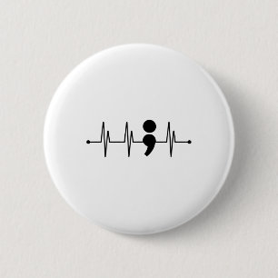 Badge Rond 5 Cm Prévention Cadeau de sensibilisation à la santé me