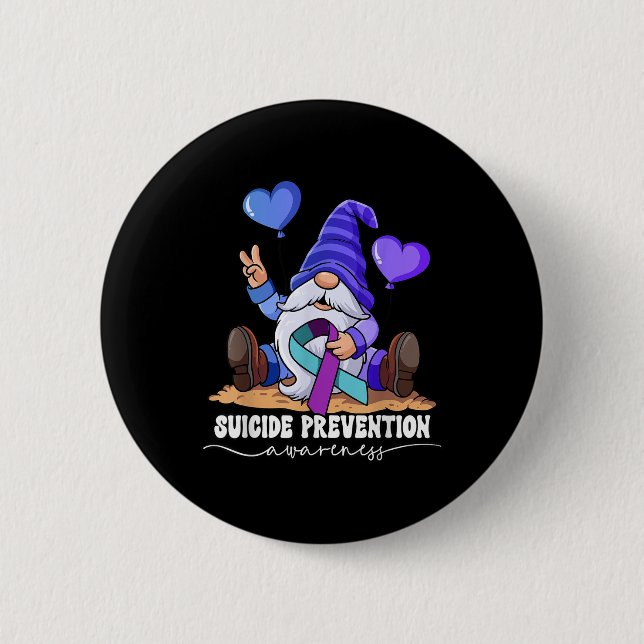 Badge Rond 5 Cm Prévention du suicide  (Devant)