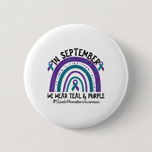 Badge Rond 5 Cm Prévention Du Suicide En Septembre Nous Portons Tu