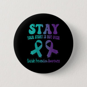 Badge Rond 5 Cm Prévention du suicide pour femmes Votre histoire n