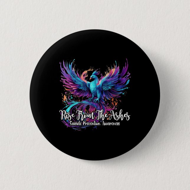 Badge Rond 5 Cm Prévention du suicide Sensibilisation Pcute Ss Mig (Devant)
