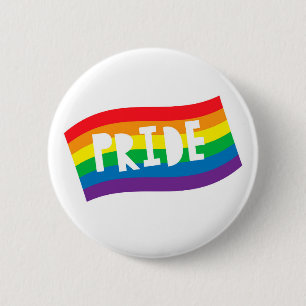 Badge Rond 5 Cm Pride Rainbow Flag