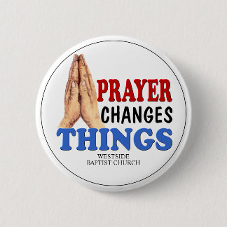 Badge Rond 5 Cm Prière Mains La Prière Change Les Choses