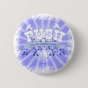 Badge Rond 5 Cm Priez Jusqu'À Ce Que Quelque Chose Arrive