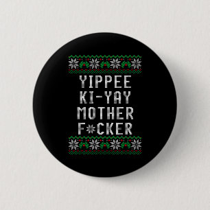 Badge Rond 5 Cm Primotees Uni-adultes Noël Noir - Petit - Lon
