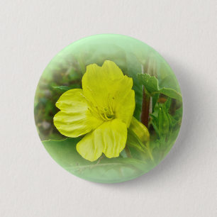 Badge Rond 5 Cm Primrose Jaune Fleur sauvage Coordonner les élémen