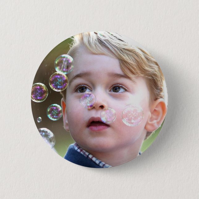 Badge Rond 5 Cm Prince George de Cambridge (Devant)