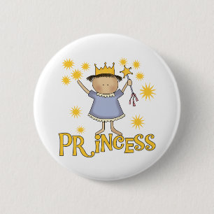 Badge Rond 5 Cm Princesse