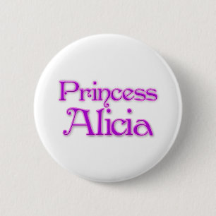 Badge Rond 5 Cm Princesse Alicia