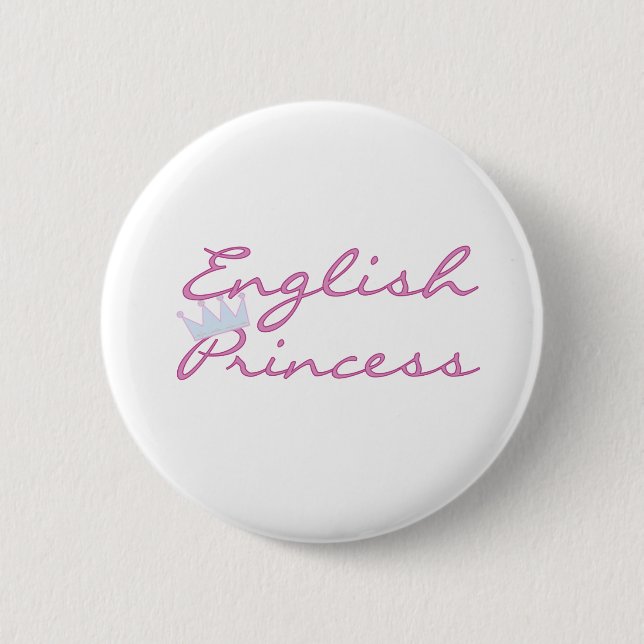 Badge Rond 5 Cm Princesse anglaise (Devant)