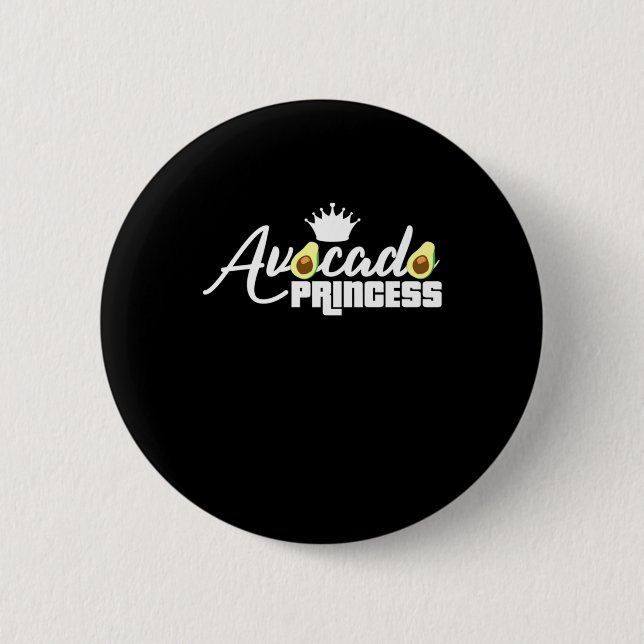 Badge Rond 5 Cm Princesse Avocado (Devant)