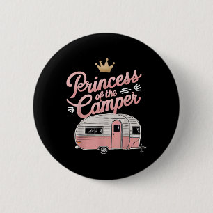 Badge Rond 5 Cm Princesse de camping-car caravane camping-car RV u