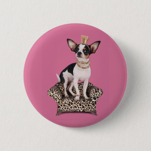 Badge Rond 5 Cm Princesse de chiwawa