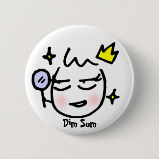 Badge Rond 5 Cm princesse, Dim Sum