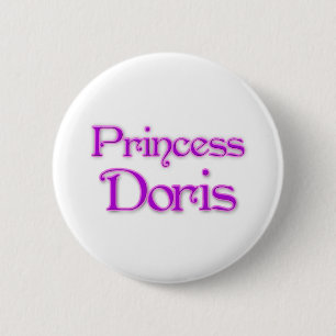Badge Rond 5 Cm Princesse Doris