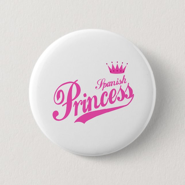 Badge Rond 5 Cm Princesse espagnole (Devant)