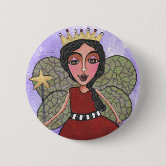 Badge Rond 5 Cm Princesse féerique - bouton