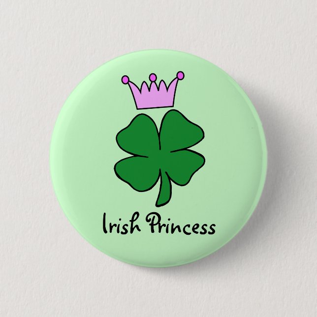 Badge Rond 5 Cm Princesse irlandaise (Devant)