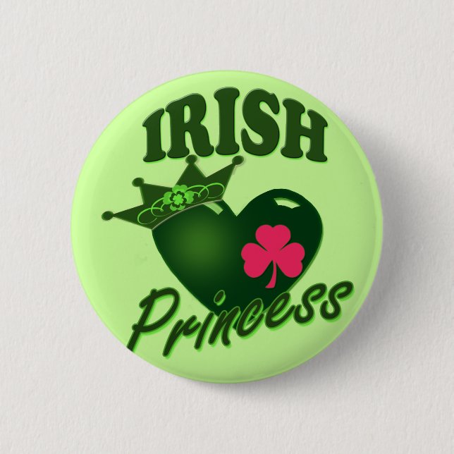 Badge Rond 5 Cm Princesse irlandaise (Devant)