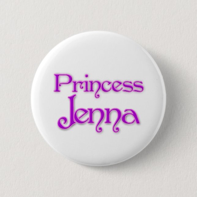 Badge Rond 5 Cm Princesse Jenna (Devant)